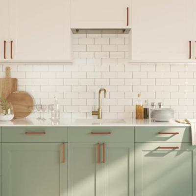 VidaXL Handvatten 10 st 160 mm roestvrij staal bronskleurig