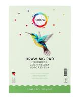 Tekenblok qrea a4 24vel 160gr gelijmd | 5 stuks - thumbnail