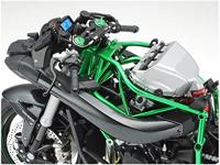 Tamiya 14136 Kawasaki Ninja H2 Carbon Motorfiets (bouwpakket) 1:12 - thumbnail