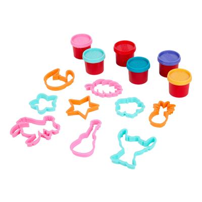Canenco Stitch kleiset met vormen - 6 kleipotjes