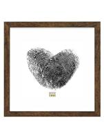 Deknudt Smalle kader in bruine houtkleur 20x20 S43AH3 - thumbnail