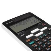 Sharp Schulrechner EL-W 550 TG Schoolrekenmachine Zwart (b x h x d) 80 x 15 x 166 mm - thumbnail