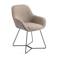 Jesper Home Kushi eetkamerstoel Stone Haze beehive black - thumbnail