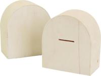 Spaarpot creativ company hout 10x9cm - thumbnail