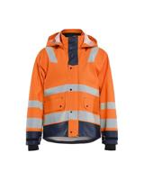 Blåkläder Regenjas High-Vis LEVEL 3 43272005 | High-Vis Oranje/Marineblauw | Maat XS - 7330509667101 - thumbnail