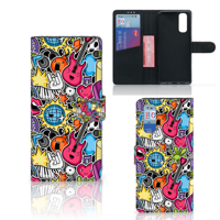 OPPO Find X2 Wallet Case met Pasjes Punk Rock - thumbnail