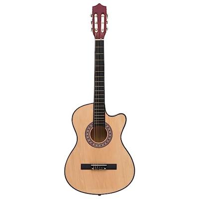 VidaXL 12-delige gitaarset cutaway met 6 snaren western akoestisch 38"