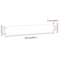 Gazonranden 10 st 15x103 cm koudgewalst staal zwart - thumbnail