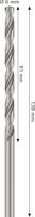 Bosch Accessoires PRO Metal HSS-G Metaalboor | Lang | DIN 340 | 6 x 91 x 139 mm - 2608577690 - thumbnail