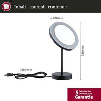Paulmann Masua 71151 LED-spiegellamp 4 W Warmwit Zwart (mat) - thumbnail