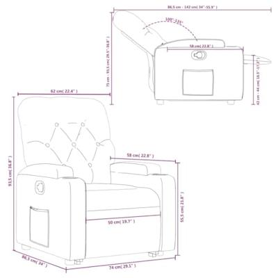 Sta-op-stoel verstelbaar stof donkergrijs
