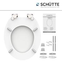 Schutte MDF WC-bril SPIRIT WHITE met soft-close | wit mat
 80101 - thumbnail
