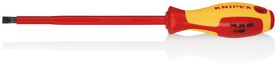Knipex VDE VDE Platte schroevendraaier Kopbreedte: 8 mm Koplengte: 175 mm DIN EN 60900