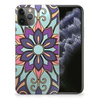 Apple iPhone 11 Pro | TPU Case | Purple Flower - thumbnail