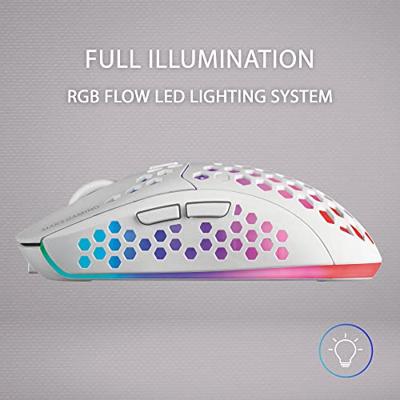 Muis Mars Gaming MMW3W Wit 3200 DPI 3200 DPI