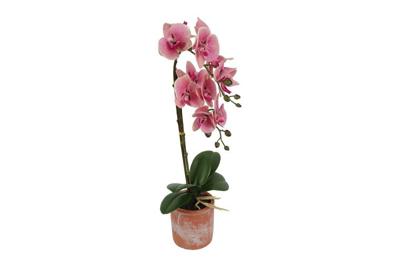 Decostar Phalaenopsis kunstplant 45 cm roze