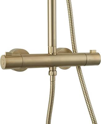 Ben Lavion 250 Cool regendoucheset Ø25cm geborsteld messing pvd