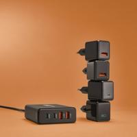 Hama USB-laadstation 65.00 W Zwart - thumbnail