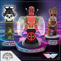 Cable Guys - Deadpool Plinth Marvel Gaming Accessories Holder & Phone Holder for Most Controller (Xbox, Play Station, Nintendo Switch) & Phone - thumbnail