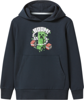 Minecraft Kinder hoodie (Marineblauw, 158/164) - thumbnail