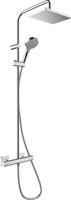 Hansgrohe Regendouche set Vernis Shape Showerpipe 230 1 Jet met Douchethermostaat Green Chroom - thumbnail