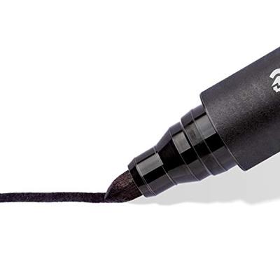 Staedtler Lumocolor 352, permanent marker, ronde punt, 2 mm, etui van 8 stuks in geassorteerde kleuren