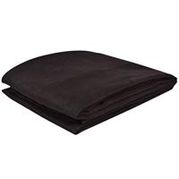 VidaXL Bankhoes microsuede bruin 140 x 210 cm - thumbnail