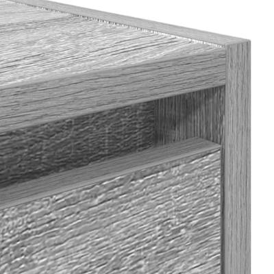 Nachtkastje wandgemonteerd 38x34x40 cm grijs sonoma eikenkleur Nachtkastje wandgemonteerd 38x34x40 cm grijs sonoma eikenkleur