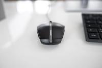 CHERRY Gentix Illuminated Muis USB Optisch Zwart 3 Toetsen 1000 dpi Verlicht - thumbnail
