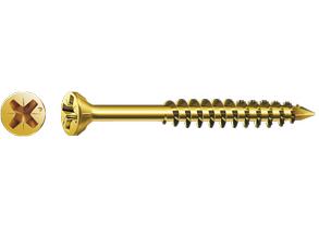 Glaslatschroef geel pk pz 3.5x40