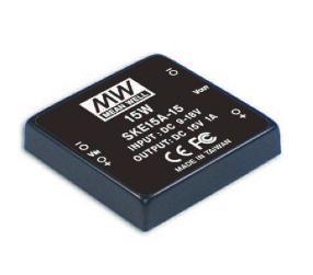 DC/DC-converter MeanWell SKE15C-12 +12 V/DC 1250 mA