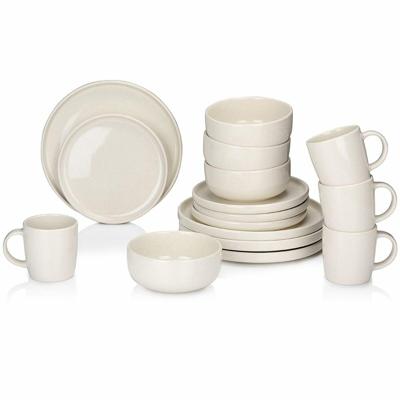 Serviesset Alpina Crème Keramisch 16 Onderdelen (4 Stuks) Serviesset Alpina Crème Keramisch 16 Onderdelen (4 Stuks)