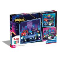 Clementoni legpuzzel super color vierkant batwheels, 3x48st. - thumbnail