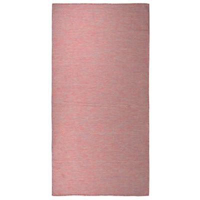 VidaXL Buitenkleed platgeweven 100x200 cm rood