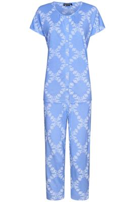 Duurzame geruite doorknooppyjama