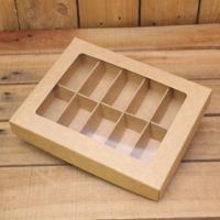 Bonbon doosjes - Chocolade doosje - Kraft - 24 stuks - thumbnail