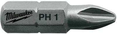 Milwaukee Schroefbits PH 2 x 25 mm - VE=25 - 4932399587 Milwaukee Schroefbits PH 2 x 25 mm - VE=25 - 4932399587