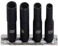 KS Tools 913.3850 3/8 spiraal-profieldopsteekset, 4-delig, 8-13mm - thumbnail