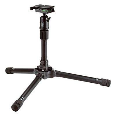 Velbon UT 43D II aluminium driepootstatief incl. QHD-43D kop (hoogte 155,8 cm, belastbaarheid 3 kg) UT-43DII + QHD43D zwart