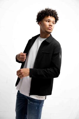 Cruyff Papery Overhemd Heren Zwart - Maat L - Kleur: Zwart | Soccerfanshop