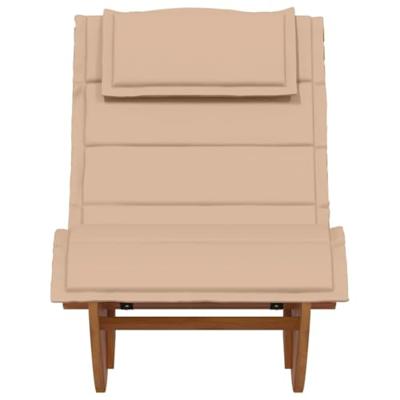 Ligbed schommelend met kussen massief acaciahout