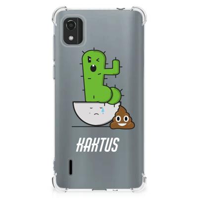 Nokia C2 2nd Edition Stevig | Bumper Hoesje | Cactus Poo