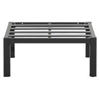 Hocker Ardeche - grijs - 72x72x30 cm - thumbnail