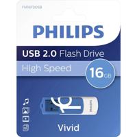 Philips VIVID USB-stick 16 GB Blauw FM16FD05B/00 USB-A 2.0 - thumbnail