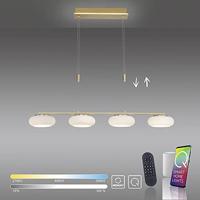 Paul Neuhaus 4-lichts hanglampQ-Etienne messing recht - 2079-60 - thumbnail