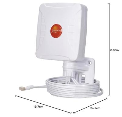 Poynting XPOL-1 V2 5G 3dBi Omni-Directional Cross Polarized LTE 2x2 MIMO Buitenantenne, Wit