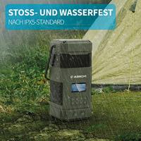 Albrecht DR114 Outdoorradio DAB+, VHF (FM) Noodradio, USB, Bluetooth Incl. lantaarn, Handslinger, Acculaadfunctie, Zonnepaneel, Oplaadbaar, Spatwaterbestendig, - thumbnail