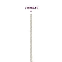 Werktouw 3 mm 100 m polypropeen wit - thumbnail