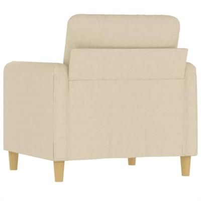 Fauteuil 60 cm stof crmekleurig Fauteuil 60 cm stof crmekleurig