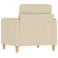Fauteuil 60 cm stof crmekleurig - thumbnail